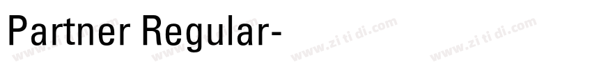 Partner Regular字体转换